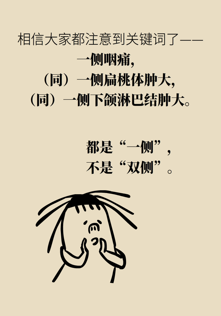 單側(cè)扁桃體腫大更兇險！謹(jǐn)防惡性腫瘤