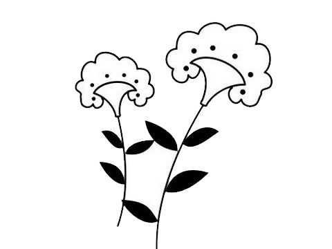 康乃馨 康乃馨簡(jiǎn)筆畫圖片
