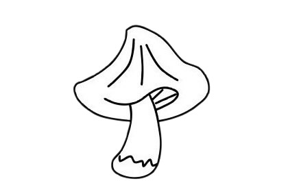蘑菇 蘑菇簡(jiǎn)筆畫圖片