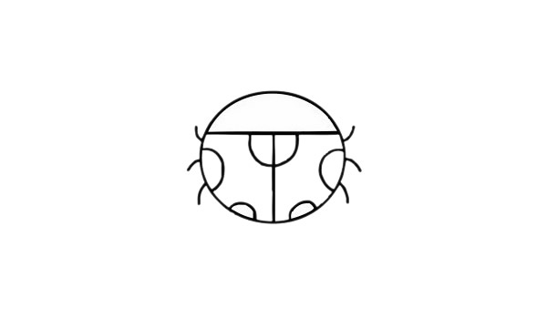 七星瓢蟲 七星瓢蟲簡(jiǎn)筆畫圖片