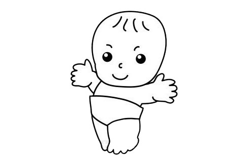 嬰兒 嬰兒簡筆畫人物可愛 嬰兒怎么畫簡單又可愛