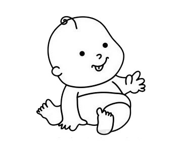 嬰兒 嬰兒簡筆畫圖片