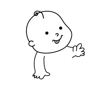嬰兒 嬰兒簡筆畫圖片