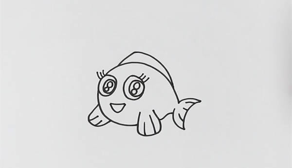 小丑魚 漂亮的小丑魚簡筆畫