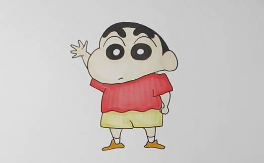 蠟筆小新 蠟筆小新怎么畫簡(jiǎn)筆畫簡(jiǎn)單又可愛圖片