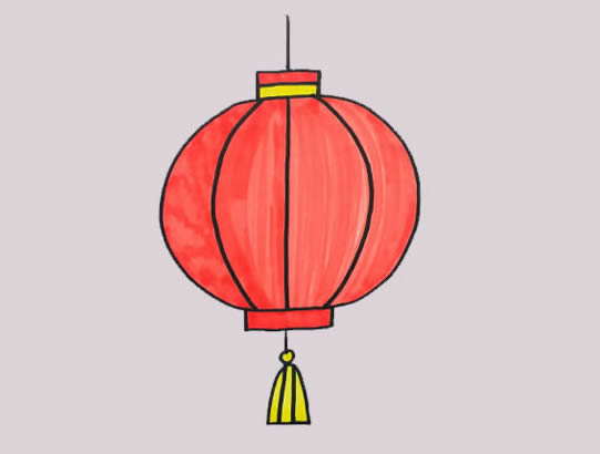燈籠怎么畫(huà)？