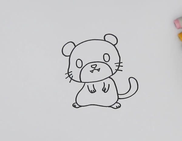 老虎怎么畫簡(jiǎn)筆畫簡(jiǎn)單又可愛