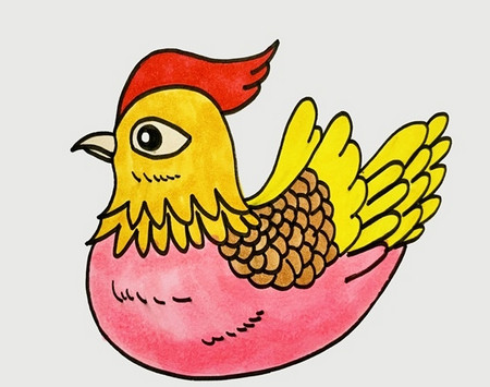 鴛鴦簡(jiǎn)筆畫彩色畫法怎么畫