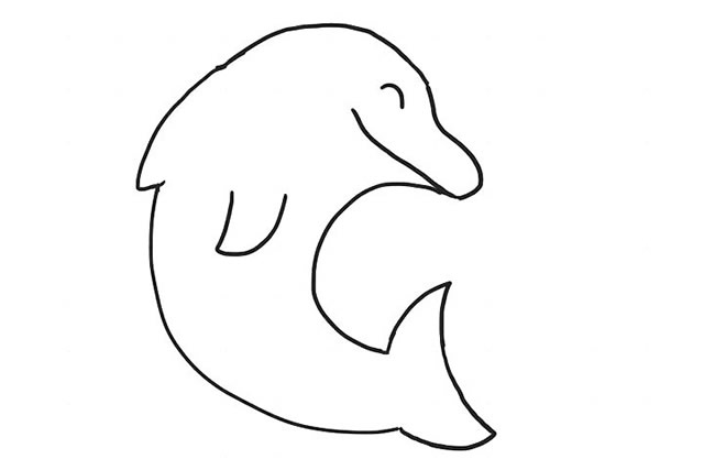 可愛鯨魚的簡(jiǎn)筆畫圖片大全