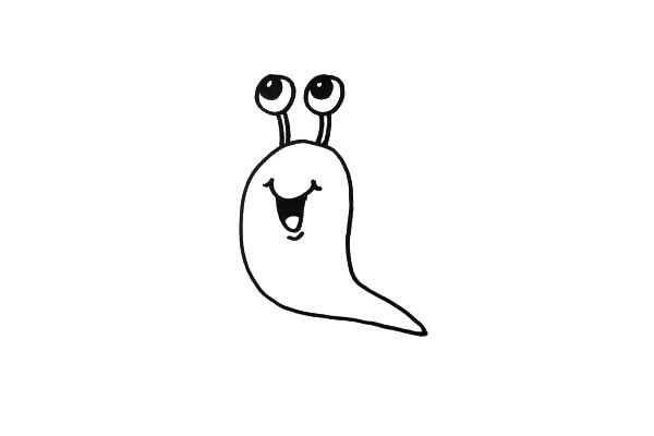 卡通蝸牛簡(jiǎn)筆畫(huà)