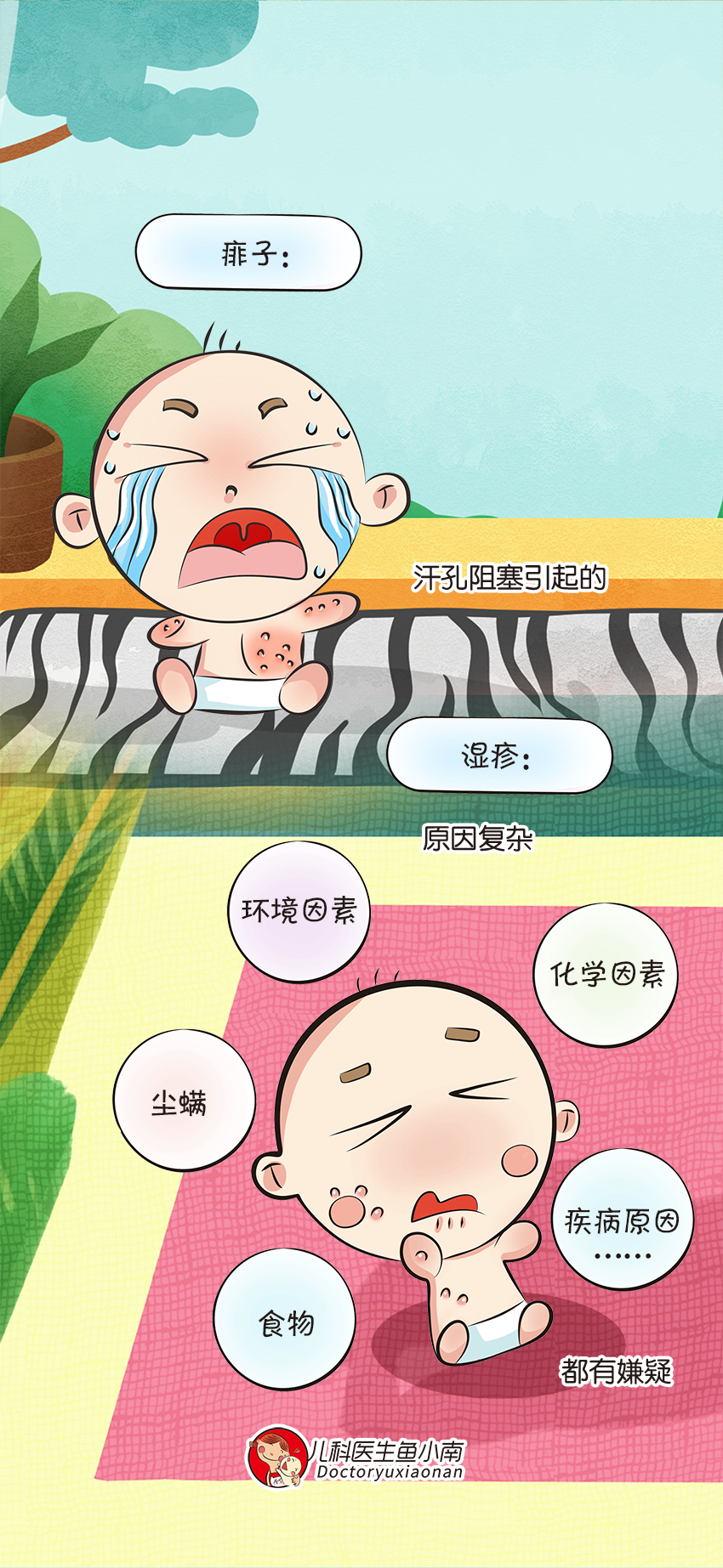 育兒醫(yī)學知識科普:痱子濕疹如何科學護理