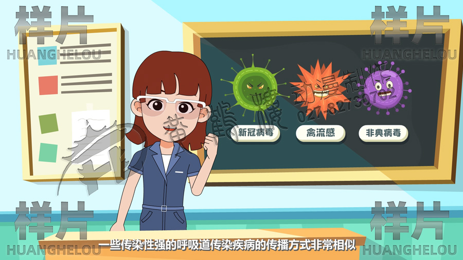 新冠病毒動畫片 新冠病毒動畫片