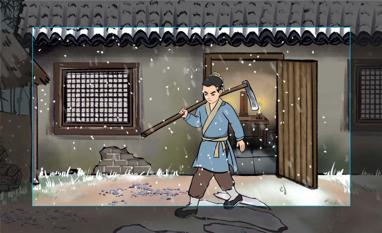 《拿上鋤頭推門而出上山找竹筍》孟宗哭竹動畫制作.jpg