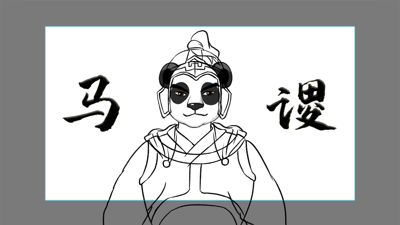 馬謖 動漫人物形象線稿設(shè)計(jì).jpg