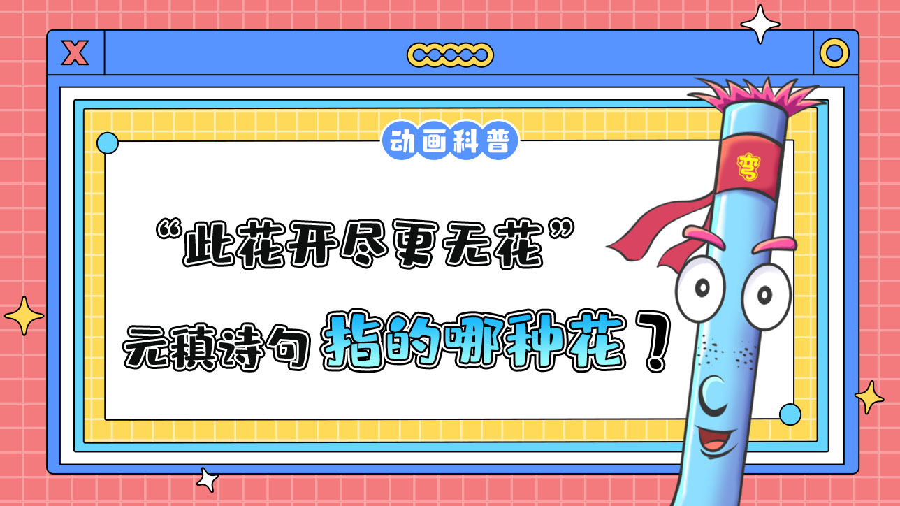 元稹詩句“此花開盡更無花”指的是秋季開放的哪種花呢？.jpg