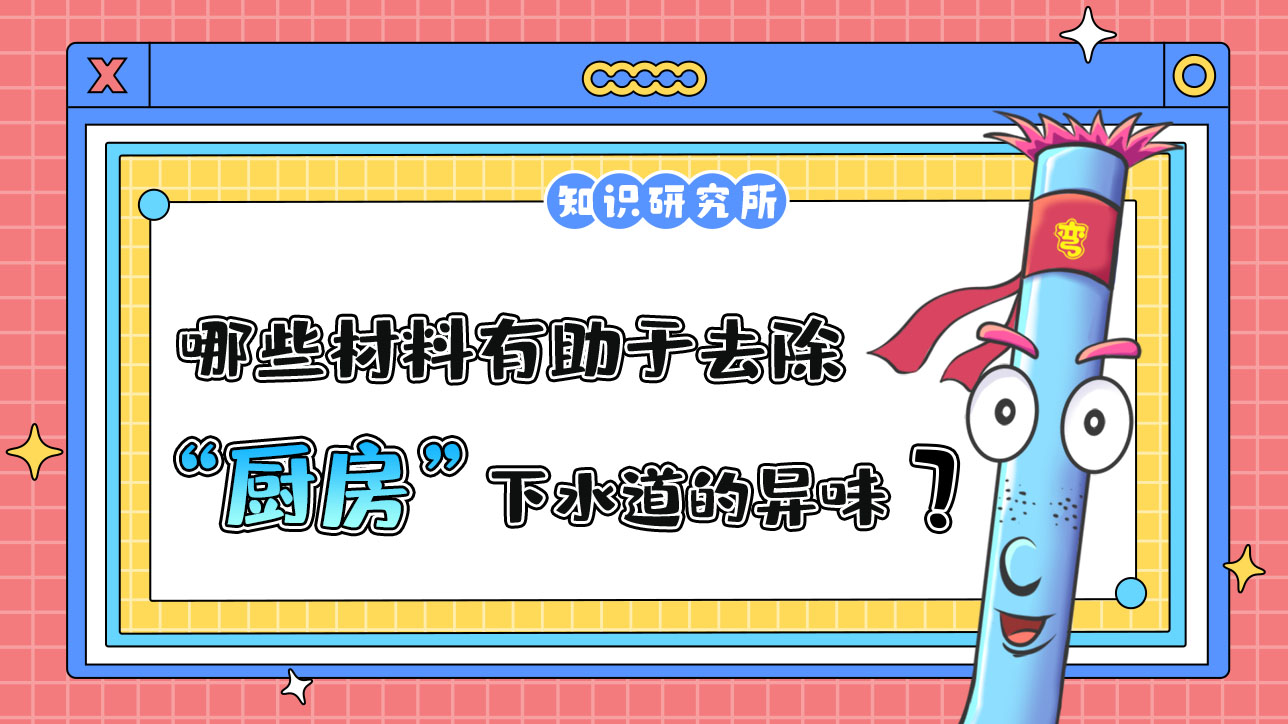 哪些材料有助于去除廚房下水道的異味？.jpg